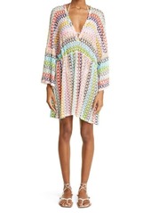 Missoni Long Sleeve Cover-Up Dress in Multicolor at Nordstrom