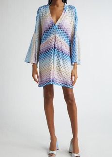 Missoni Long Sleeve Textured Cover-Up Dress