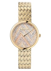 Missoni M1 Joyful Knit Dial Bracelet Watch & Leather Strap Gift Set