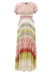 Missoni Metallic-knit maxi dress