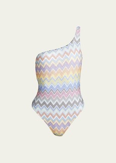 Missoni Micro Chevron One-Piece Swimsuit