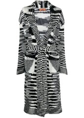 MISSONI Printed wool long cardigan