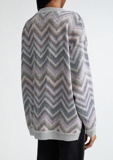 Missoni Sequin Chevron Stripe Sweater