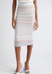 Missoni Sequin Knit Midi Skirt