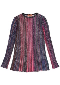 Missoni sequined knit top