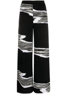 MISSONI Space-dyed wool flared trousers