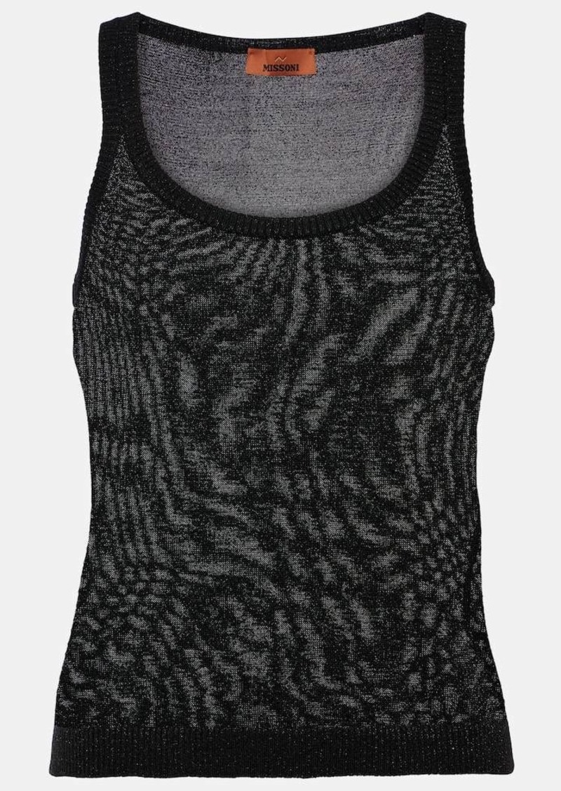 Missoni Squined striped tank top