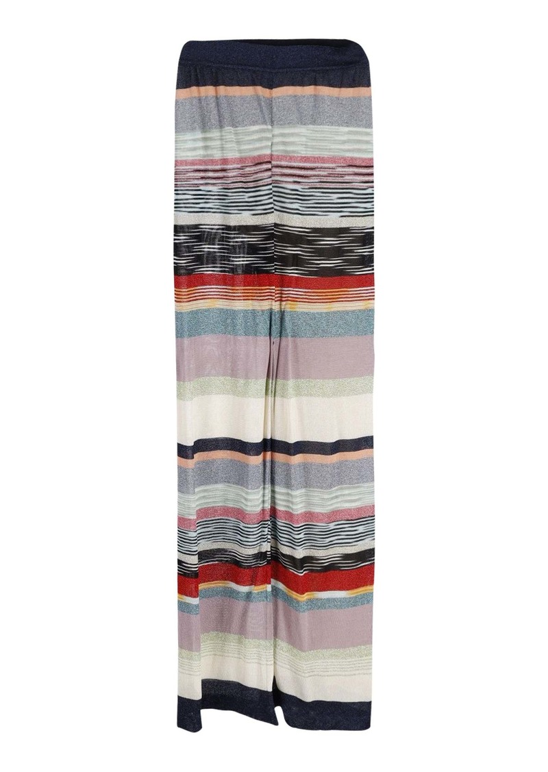 Missoni Striped Pants in Multicolor Cupro