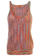 Missoni Woman Bouclé-knit Wool-blend Tank Papaya