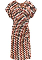 Missoni - Wrap-effect crochet-knit mini dress - Red - IT 40