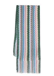 MISSONI Zi-zag motif scarf