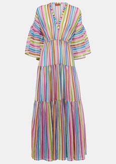 Missoni Zigzag cotton and silk beach dress