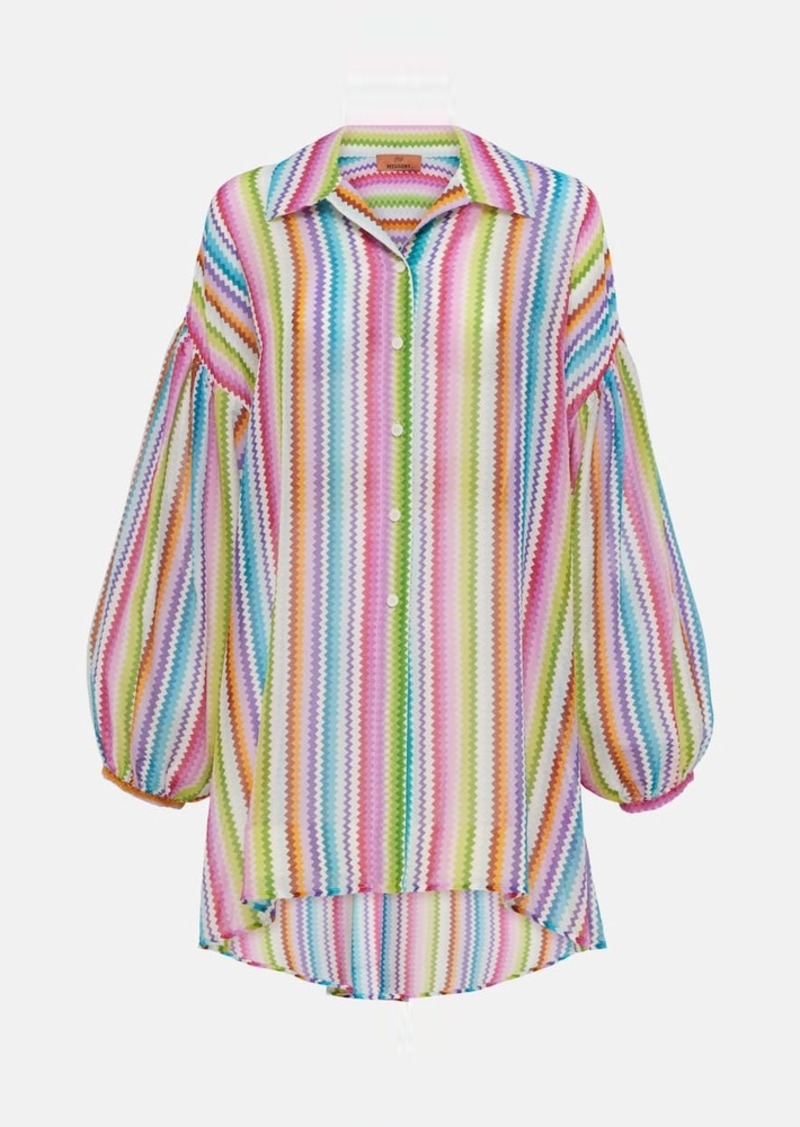 Missoni Zigzag cotton and silk shirt