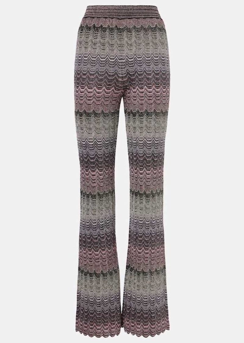 Missoni Zigzag high-rise flared pants