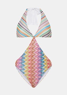 Missoni Zigzag lamé swimsuit