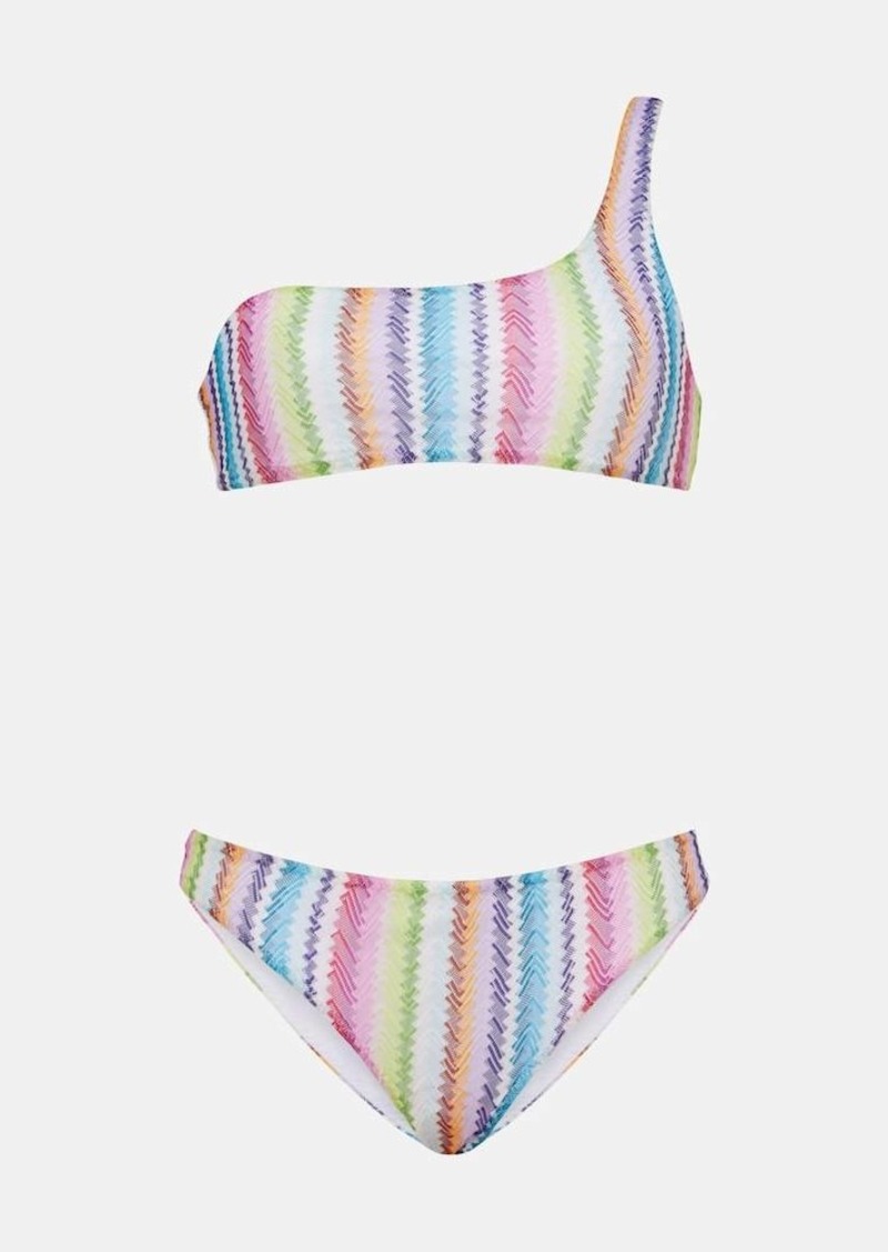 Missoni Zigzag one-shoulder bikini