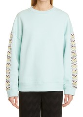 Missoni Zigzag Stripe Cotton Blend Sweatshirt