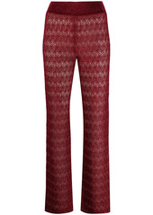 Missoni pointelle-knit straight-leg trousers