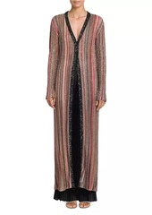 Missoni Sequined Stripe Duster Cardigan