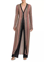 Missoni Sequined Stripe Duster Cardigan