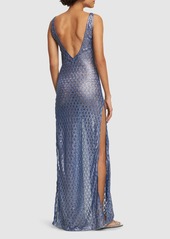 Missoni Sequined V-neck Long Dress