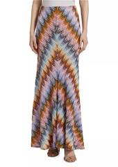 Missoni Shimmer-Knit Flared Maxi Skirt