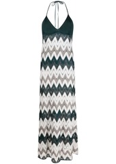 Missoni signature zigzag knit dress
