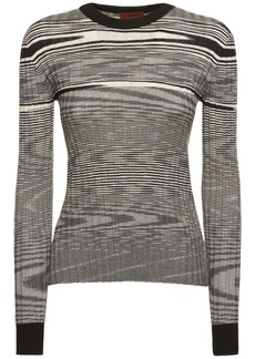 Missoni Silk & Cashmere Knit Crewneck Sweater