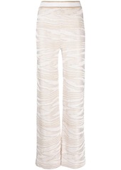 Missoni slub-effect wide-leg trousers