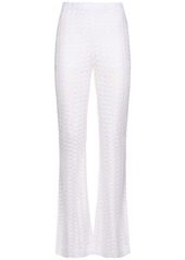 Missoni Solid Lace Flared Pants