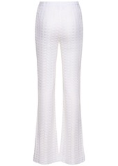Missoni Solid Lace Flared Pants