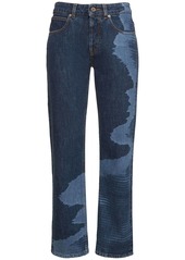 Missoni Space Dyed Cotton Denim Straight Jeans
