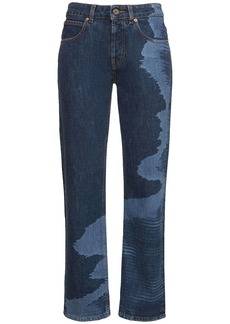 Missoni Space Dyed Cotton Denim Straight Jeans
