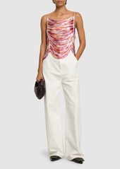 Missoni Space-dyed Fringed Sleeveless Top