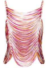 Missoni Space-dyed Fringed Sleeveless Top