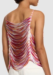 Missoni Space-dyed Fringed Sleeveless Top