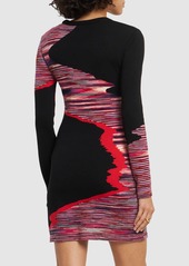 Missoni Space Dyed Wool Knit Mini Dress