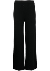 Missoni straight-leg zigzag-embroidery trousers