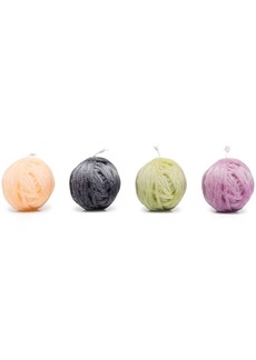 Missoni string ball candle set