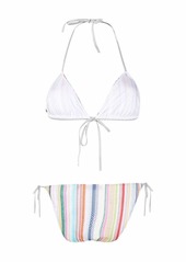 Missoni stripe-detail bikini