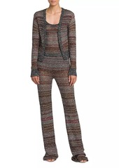 Missoni Stripe Textured Knit Cardigan