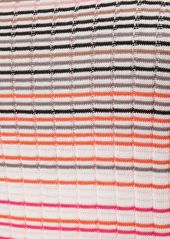 Missoni Striped Knit Cotton Blend Top