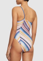 Missoni Striped Knit One-piece Swimsuit