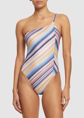 Missoni Striped Knit One-piece Swimsuit