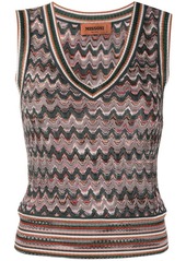 Missoni striped knitted vest