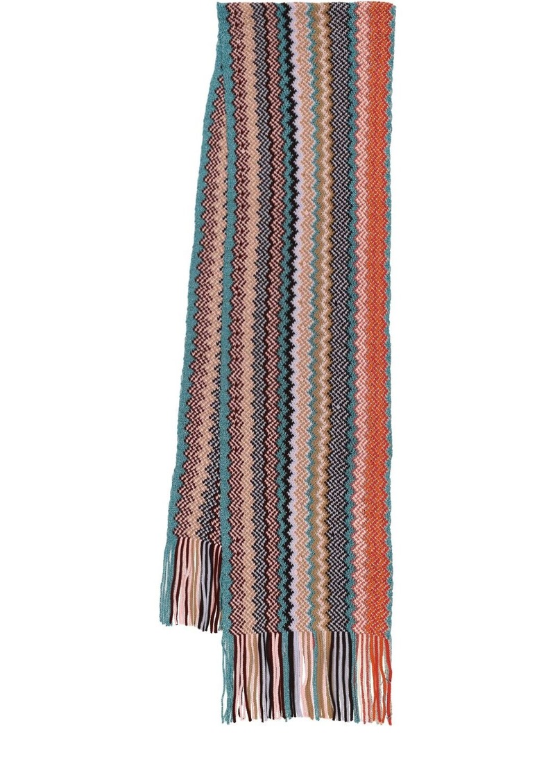 Missoni Wool Blend Jacquard Scarf