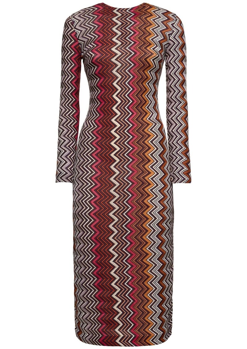 Missoni Wool Blend Knit Midi Dress