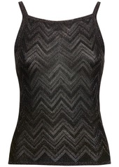 Missoni Zig Zag Jacquard Square Neck Top