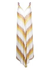 Missoni zig-zag print beach dress