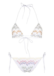Missoni zig-zag-woven triangle bikini